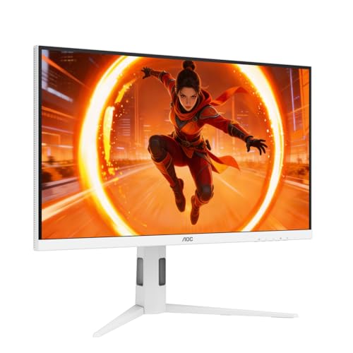 AOC 27 Inch Gaming Monitor QHD 320Hz Mini-LED HDR1000, White, Q27G4SLM/WS - size: 27" 320Hz Mini-LED White