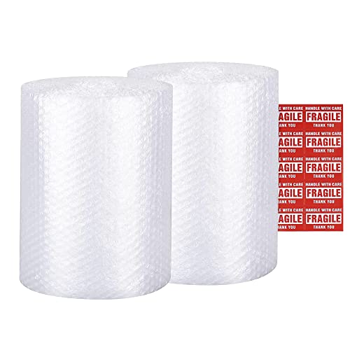 Yens Clear Bubble Cushioning Rolls 72 FT, 12 inch width Perforated every 12 - color: Clear, size: 72 ft x 12 inch