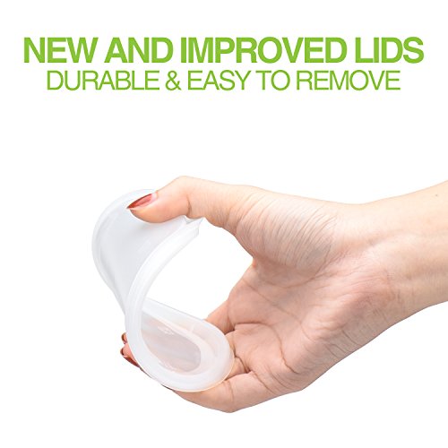 Glotoch Express 24 Sets 8 oz Deli Containers with Lids,Leakproof & BPA Free - size: 8 oz - 24 Sets