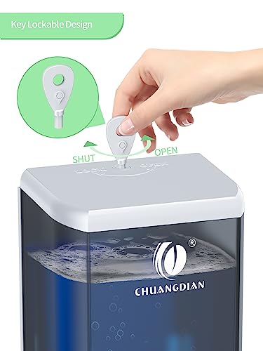 Manual Liquid Soap Dispenser, Wall Mount, 34oz, White