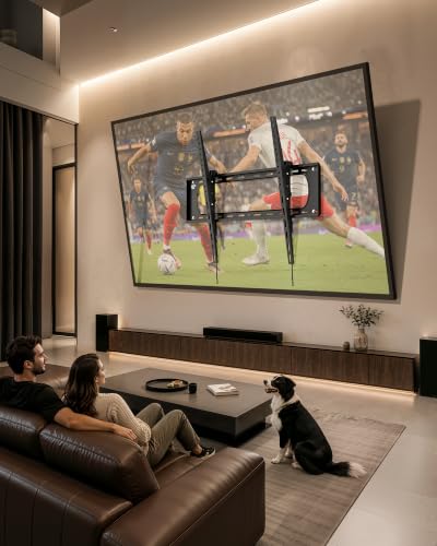 monTEK Heavy Duty Tilting TV Wall Mount for 50-100 Inch TVs up to 220 lb - size: 50-100" Tilt