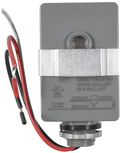 HQRP 2-Pack Photocell Thermal Type Light Sensor Stem Mount Dusk to Dawn Hardwired Switch Photoelectric Control for Barn Lights Outdoor, Back Yard Lightening, Outdoor Lighting, etc. - size: 2-Pack