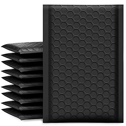 UCGOU Mini Bubble Mailers 3.5x6.5" Padded Black 50 Pack Usable Size 3.5x5" - color: Black, size: 3.5x6.5" 50PC