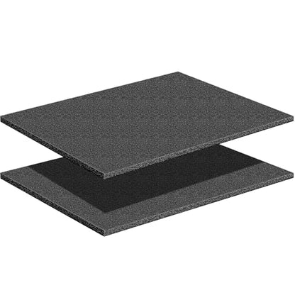 Treela 2 Pcs Customizable Polyethylene Foam Sheets 16x12x0.5" - size: 16x12x0.5''