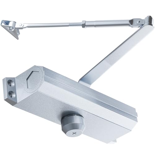 POWAWINI Grade 3 Spring Hydraulic Automatic Door Closer Medium Duty