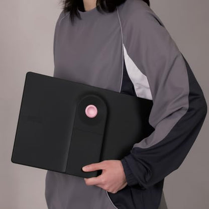 SOTSU SleekView 15.6" Portable Monitor | FHD 1920x1080 | 300 Nits | 100% sRGB | 60Hz | 6W | HDMI | USB-C | Lightweight | Gaming | Laptop | Smartphone | Travel | Sleek & Stylish Design - color: Black Pink