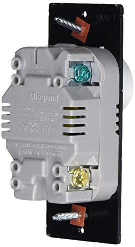 Legrand DRCL453PWCCV4 450-watt Single-pole/3-way White Compatible with LED Dimmer (Pack of 2) - size: 1 Count (Pack of 2)