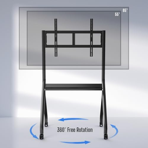 55''-65'' Smart Board Stand, 4K UHD Interactive Touchscreen Whiteboard, Android14 Wireless Smartboard for Classroom Home Office Studio - size: 55"-65"