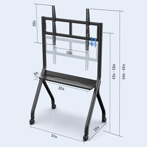75''-86'' Smart Board Stand, 4K UHD Interactive Touchscreen Whiteboard, Android 14 Wireless Smartboard for Classroom Home Office Studio - size: 75"-86"