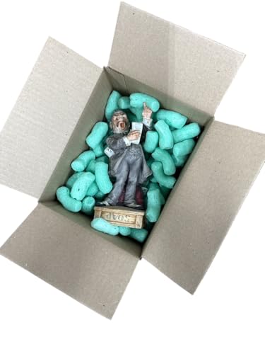 FunPak Plant Based Biodegradable Packing Peanuts 1.5 cu ft Bag Compostable (Green Noodles) - color: Green Noodles