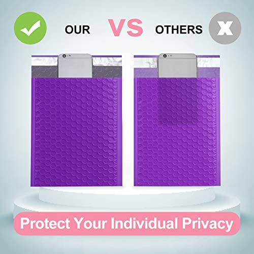 UCGOU Bubble Mailers 10.5x16" Purple 25 Pack Usable Size 10.5x15" Padded - color: Purple, size: 10.5x16" 25PC