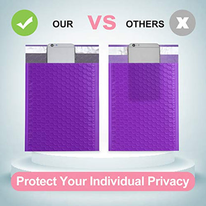 UCGOU Bubble Mailers 10.5x16" Purple 25 Pack Usable Size 10.5x15" Padded - color: Purple, size: 10.5x16" 25PC