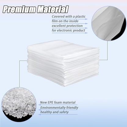 XHmax 50PCS 6x8Inch Cushioning Foam Pouche for Moving and Storing - size: 50PCS-6X8IN(1T)
