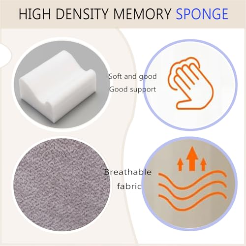 Work Foot Rest Under Desk,Comfort Foot Rest for Couch - color: Light Grey