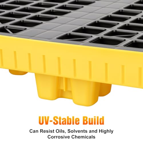 2 Drum Spill Pallet, 2000 lbs Forkliftable Tray