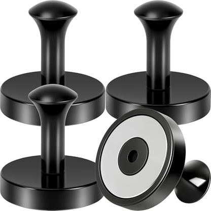 Neosmuk Magnetic Hooks Steel Tube Design for Cruise,80lb+ Black,4 Pack - color: Black, size: 4P