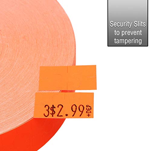 Monarch 1131 Labeler Starter Kit: Includes Price Gun, 10,000 Fluorescent Red Labels, and Preloaded Inker - color: 10,000 Fluorescent Red Labels