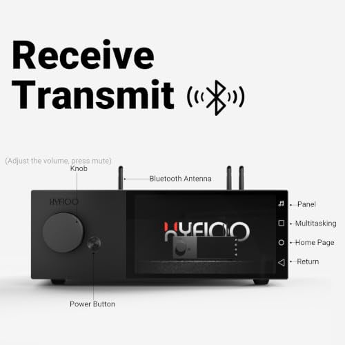 DM100 Music Streamer Android 14 System 5.5" LCD Touchscreen, 8+64GB