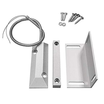 Heavy Duty Wired Alarm Garage Door Magnetic Contacts Switch Sensor NC with Adjustable Bracket