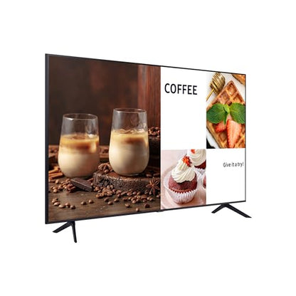 SAMSUNG 50-Inch Class Crystal UHD 4K BEC-H Series HDR Pro TV w/ 3D Surround Sound, PurColor, Contrast Enhancer, Use for Digital Signage Displays, Commercial TV, Alexa Built-In (LH50BECHLG, 2023 Model) - size: 50-inch, style: 2023 Version
