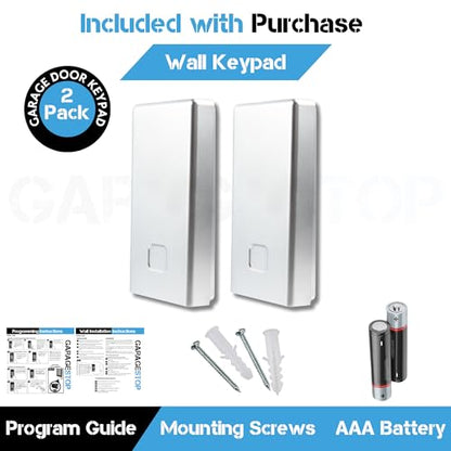 2X Garage Door Keypad for Marantec M13-631, Wireless Keyless Entry 315MHz - color: Keypad x2