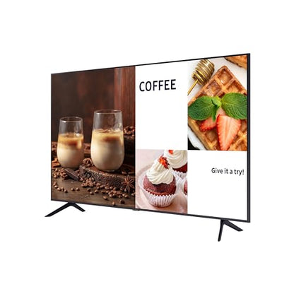 SAMSUNG 65-Inch Class Crystal UHD 4K BEC-H Series HDR Pro TV w/ 3D Surround Sound, PurColor, Contrast Enhancer, Use for Digital Signage Displays, Commercial TV, Alexa Built-in (LH65BECHLG, 2023 Model) - size: 65-inch, style: 2023 Version