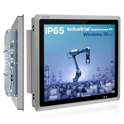 15" Fanless Industrial Panel PC,IP65 All-in-One Touchscreen PC