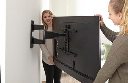 SANUS Premium Full Motion TV WALL Mount for 32-55 TVS - Black