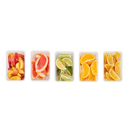 Restaurantware White Plastic Pint Insert, 5.5 x 3.5 x 2.8 In - size: 1.25 Pint