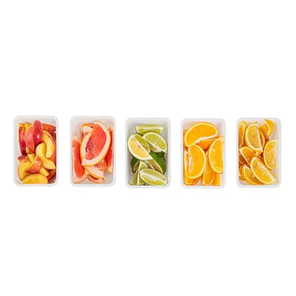 Restaurantware White Plastic Pint Insert, 5.5 x 3.5 x 2.8 In - size: 1.25 Pint