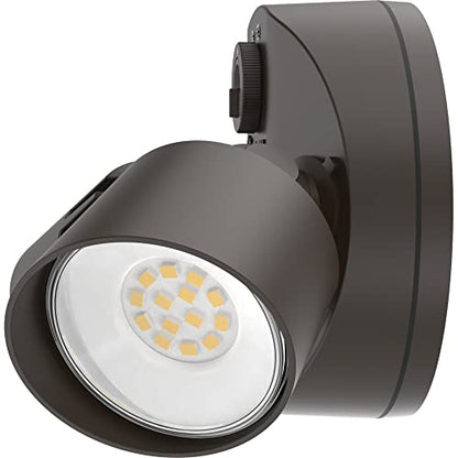 Lithonia Lighting HomeGuard 2-Light LED Outdoor Flood Lights, Dusk to Dawn - color: Dark Bronze, size: 2-Light, style: 1750-2750 Lumens