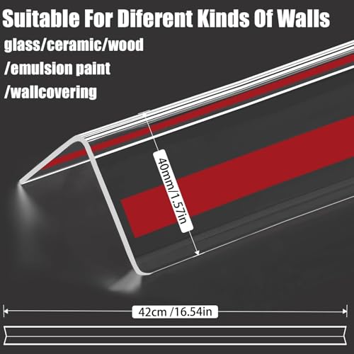 4 PCS Self-Adhesive Plastic Wall Corner Protectors for Wall,Door,Tables