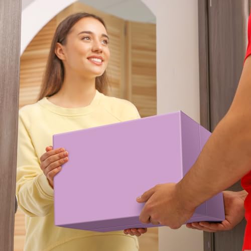 Fuxury Large Poly Mailers 24x24" 300 Pcs, Bulk Shipping Bags for Clothing - color: Light Purple, size: 24x24" 300pcs