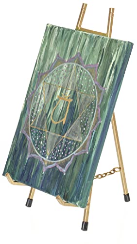 Red Co. 13” Tall Modern Metal Tripod Plate Stand and Art Holder Easel, Gold - color: Gold, size: Height - 13"