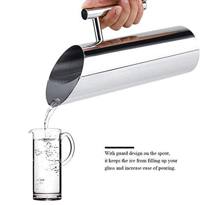 Stainless Steel Water Pitcher, Iced Tea Pitcher Pitcher Teapot with Handle Cold and Hot Water Pitcher, for Homemade Drinks Iced Tea Wine Coffee Milk Home Hotel Serving Tool(1,5L) - size: 50.7 Ounces