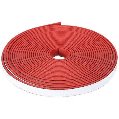 Smoke Fire Seal Strip 19.7 Feet 12mm/0.47" Wx2mm/0.08" T Red - color: Red, size: 19.7 FT x 12mm / 0.47" W x 2mm / 0.08" T