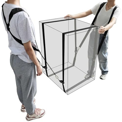 Shoulder Moving Straps With Cargo Tie Down, Move, Lift, Carry, Lashing and Secure for Safe and Efficient Moving of Heavy Objects, Furniture, and Appliances - 2 Person - color: 2 Person Moving Straps