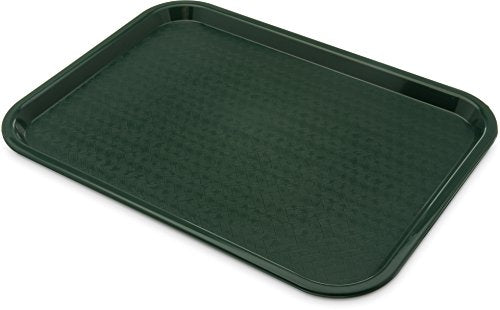 Carlisle Cafe Tray, Fast Food Restaurant Tray, 12 x 16, 1 Ct, Forest Green