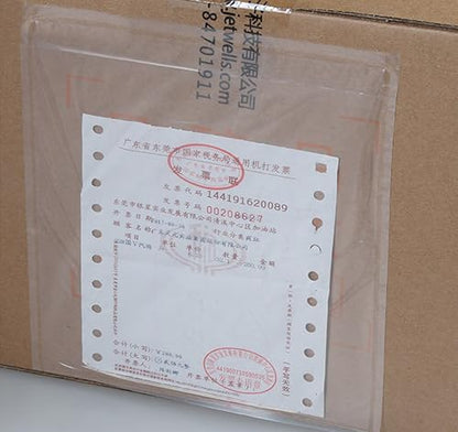 Clear Shipping Label Sleeves 7" x 5.7" – Packing Slip Pouches with Strong Adhesive – Waterproof Packing List Envelopes 100 Pack – Durable Label Pouches for Shipping