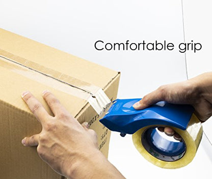 Easy-Mount 2 Inch Tape Gun Dispenser Packing Packaging Sealing Cutter Yellow Handheld Warehouse Tools