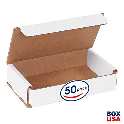 Box USA BM531 5"L x 3"W x 1"H, White (Pack of 50) - size: (017) 5" x 3" x 1", 50-Pack