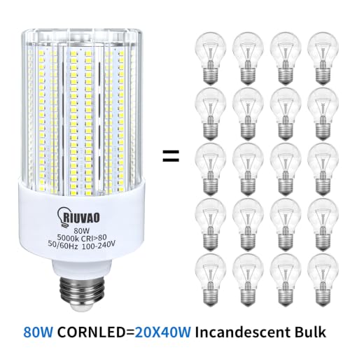 80W Led Corn Light Bulb E26/E39 Led Light Bulb Baylight