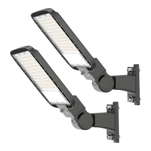 150W LED Parking Lot Lights 18000LM 5000K 110V/120V Arm Mount - size: 150W 2PACK