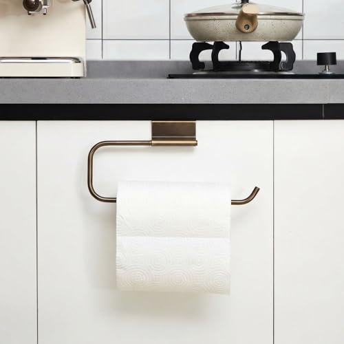 Yaocom 12.4 Inches Cabinet Door Paper Towel Holder, Vintage Bronze - color: Vintage Bronze