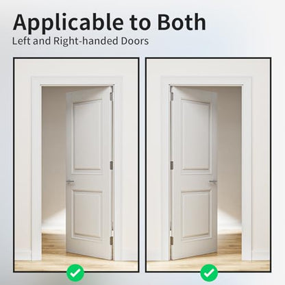 2 Pack Self Closing Door Hinges 4 Inch, Spring Loaded Door Hinges - size: 4" 2 Pack