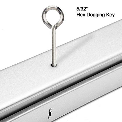 PAGOW 10 Pack 5/32" Standard Hex Dogging Key with Full Loop, Allen Wrench Door Key for Christmas Festival Party Decoration Hurricane Protection Push Bar Panic Exit Devices(0.84" x 2.78") - style: 10 Pack 5/32 inch
