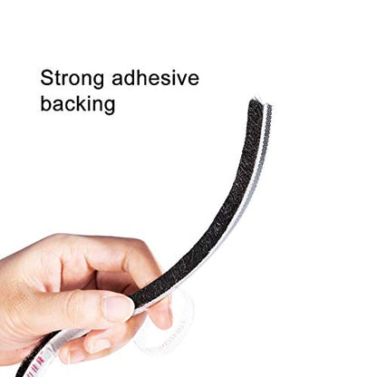 TORRAMI Brush Weather Stripping, 11/32 x 11/32 in, 16 ft, Black - color: Black, size: 11/32 inch x 11/32 inch x 16 ft