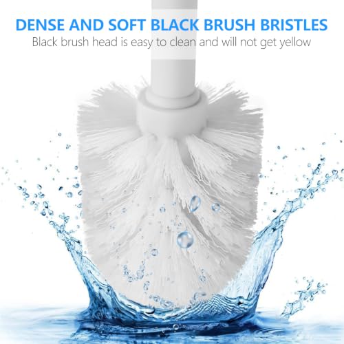 SetSail Toilet Brush, Holder Toilet Brushes for Bathroom,White,2 Packs - color: White, size: 2 packs