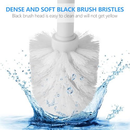 SetSail Toilet Brush, Holder Toilet Brushes for Bathroom,White,2 Packs - color: White, size: 2 packs