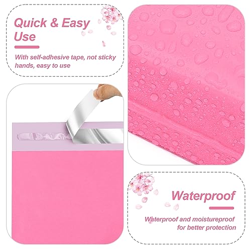 JinRuiKJ Thank You Poly Mailers 10x13 Inch, 100 PCS, Pink - color: Pink, size: 10*13inch 100pcs